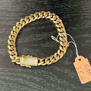 golden chunky bracelet
